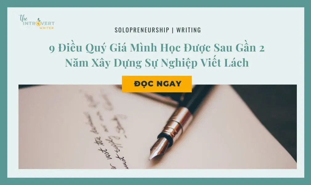 xây dựng sự nghiệp viết lách